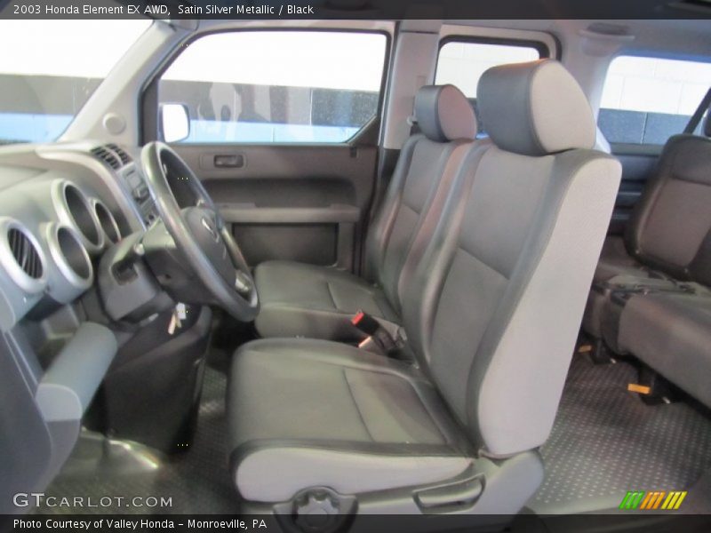 Satin Silver Metallic / Black 2003 Honda Element EX AWD