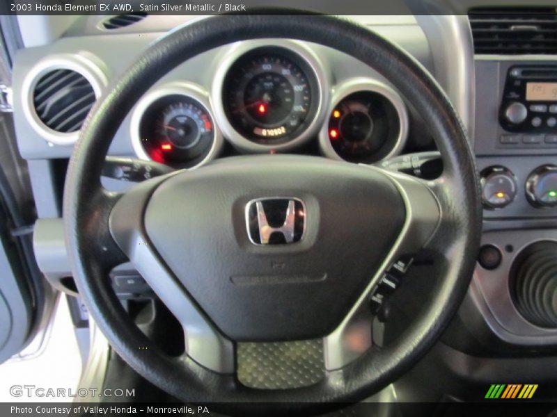 Satin Silver Metallic / Black 2003 Honda Element EX AWD
