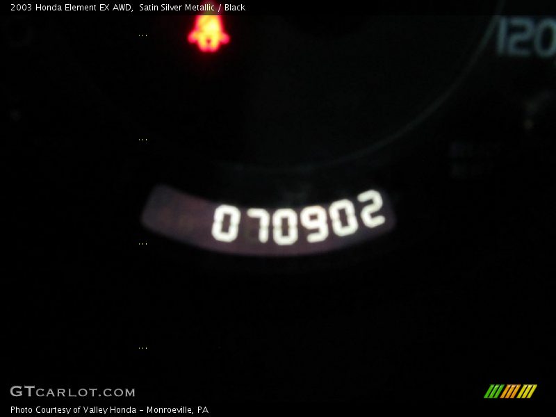 Satin Silver Metallic / Black 2003 Honda Element EX AWD