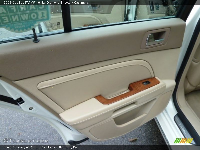 White Diamond Tricoat / Cashmere 2008 Cadillac STS V6
