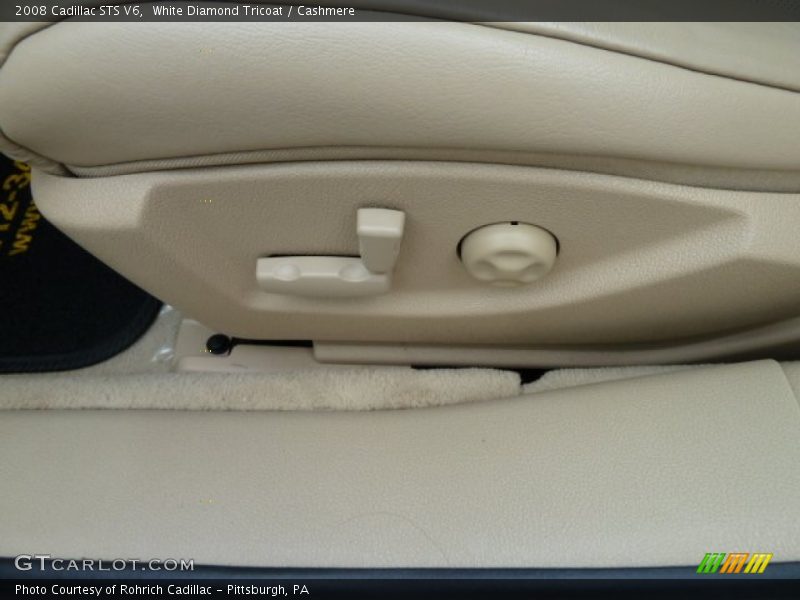 White Diamond Tricoat / Cashmere 2008 Cadillac STS V6