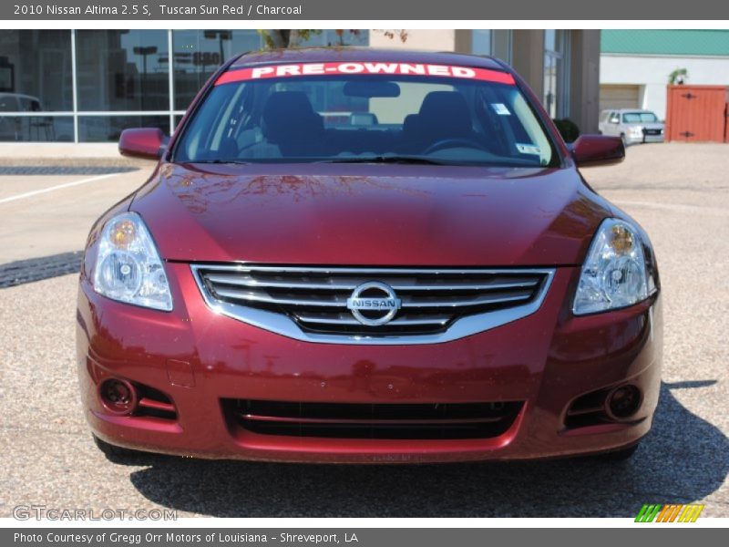 Tuscan Sun Red / Charcoal 2010 Nissan Altima 2.5 S
