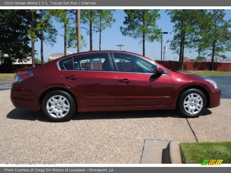 Tuscan Sun Red / Charcoal 2010 Nissan Altima 2.5 S
