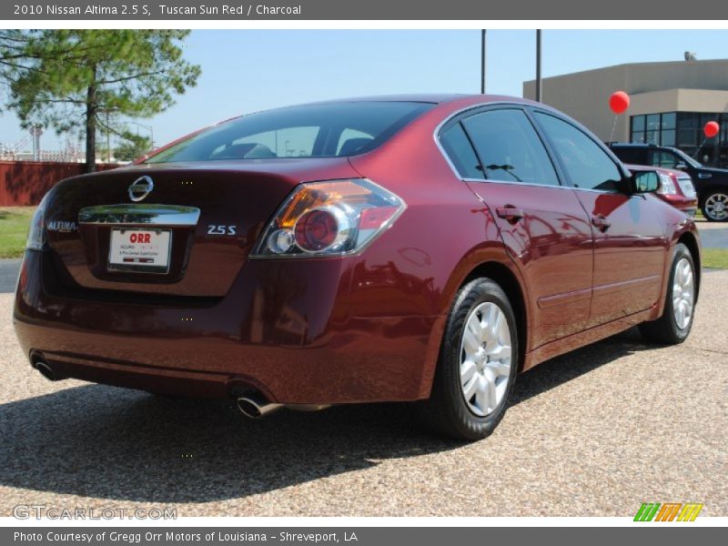 Tuscan Sun Red / Charcoal 2010 Nissan Altima 2.5 S