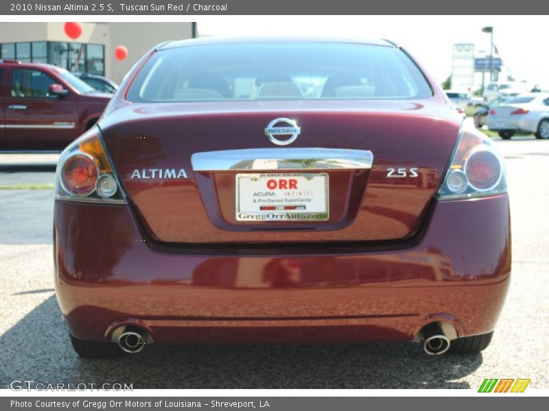 Tuscan Sun Red / Charcoal 2010 Nissan Altima 2.5 S