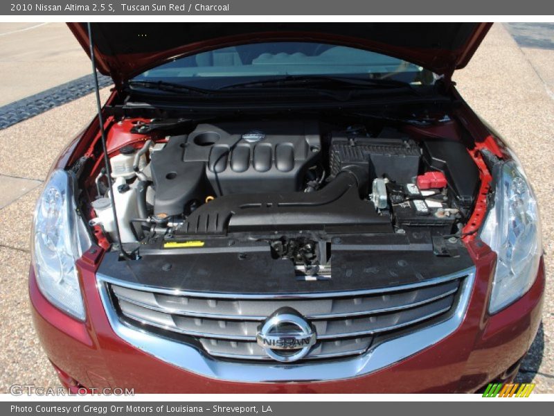Tuscan Sun Red / Charcoal 2010 Nissan Altima 2.5 S