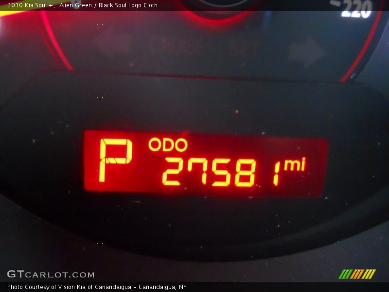 Alien Green / Black Soul Logo Cloth 2010 Kia Soul +