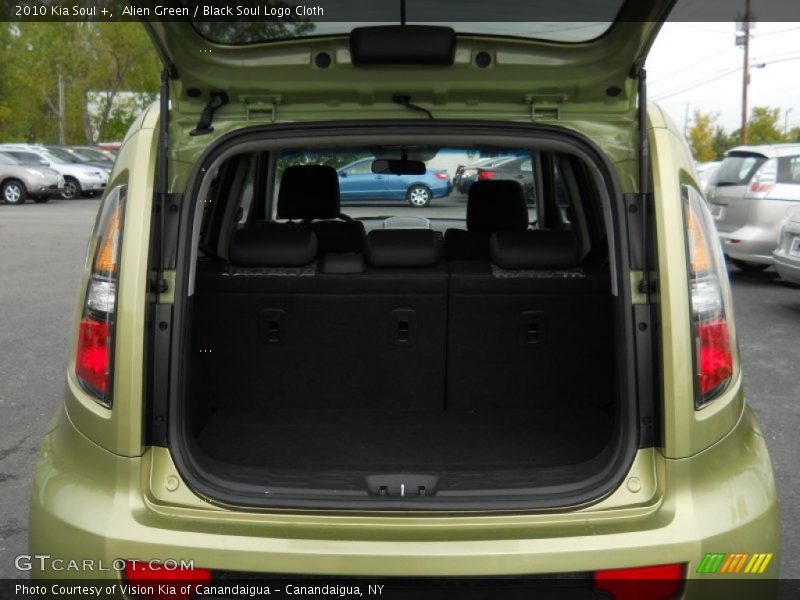 Alien Green / Black Soul Logo Cloth 2010 Kia Soul +