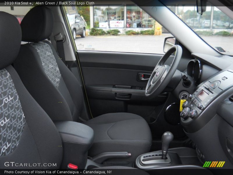 Alien Green / Black Soul Logo Cloth 2010 Kia Soul +