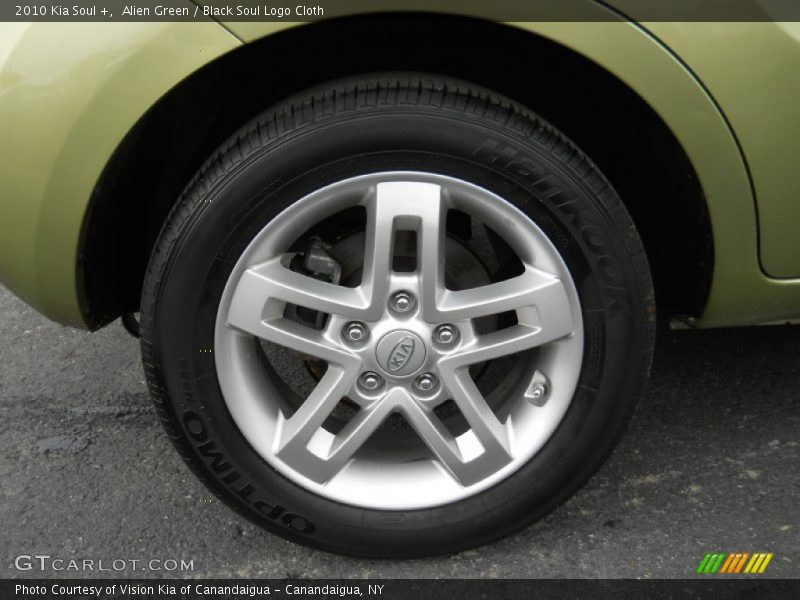 Alien Green / Black Soul Logo Cloth 2010 Kia Soul +