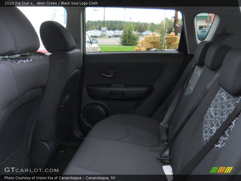 Alien Green / Black Soul Logo Cloth 2010 Kia Soul +