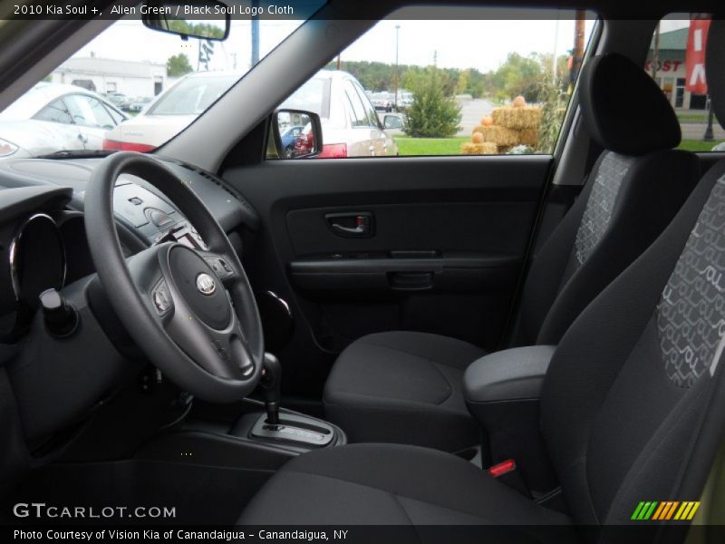 Alien Green / Black Soul Logo Cloth 2010 Kia Soul +