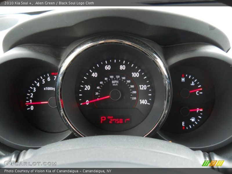 Alien Green / Black Soul Logo Cloth 2010 Kia Soul +