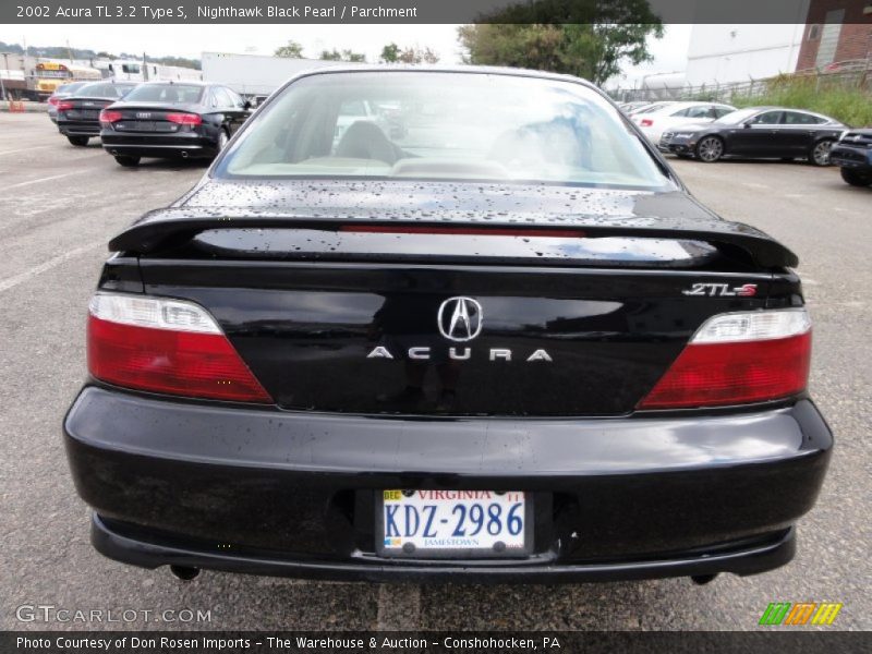 Nighthawk Black Pearl / Parchment 2002 Acura TL 3.2 Type S