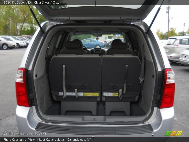Clear Silver / Gray 2010 Kia Sedona LX