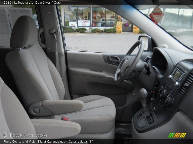 Clear Silver / Gray 2010 Kia Sedona LX