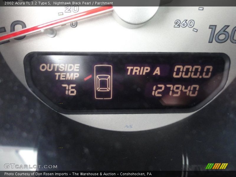 Nighthawk Black Pearl / Parchment 2002 Acura TL 3.2 Type S