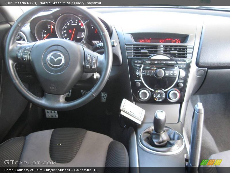 Nordic Green Mica / Black/Chaparral 2005 Mazda RX-8