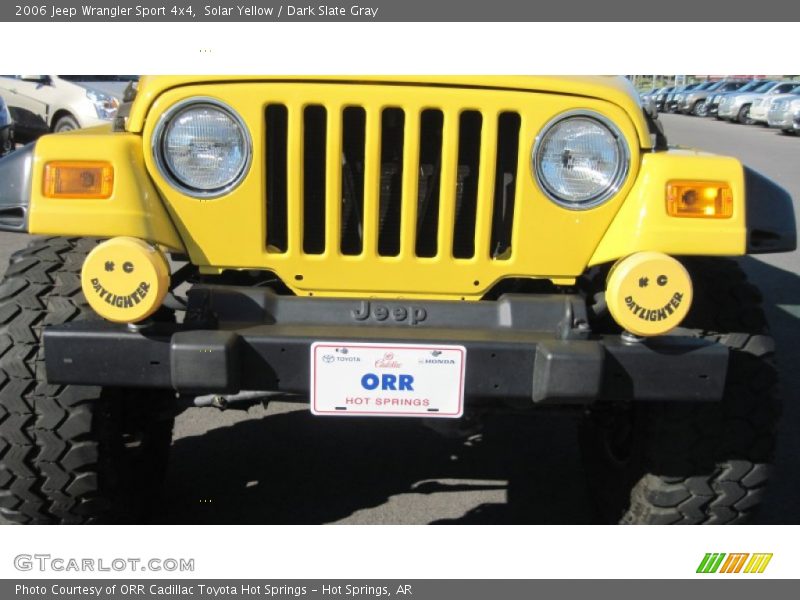 Solar Yellow / Dark Slate Gray 2006 Jeep Wrangler Sport 4x4