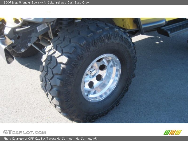 Solar Yellow / Dark Slate Gray 2006 Jeep Wrangler Sport 4x4