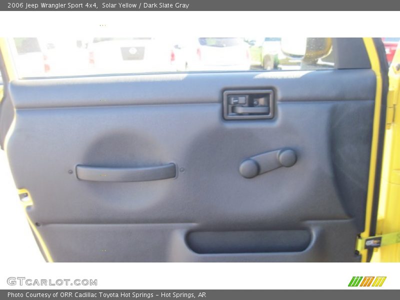 Solar Yellow / Dark Slate Gray 2006 Jeep Wrangler Sport 4x4