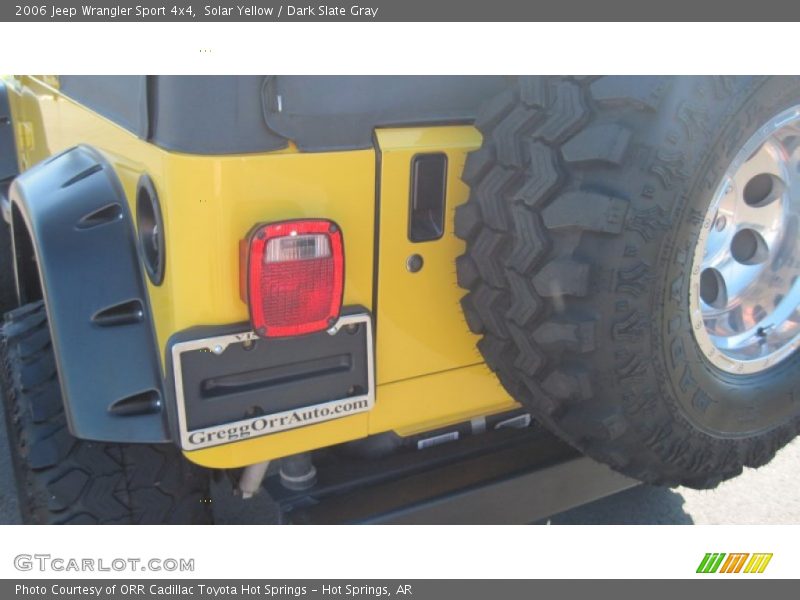 Solar Yellow / Dark Slate Gray 2006 Jeep Wrangler Sport 4x4