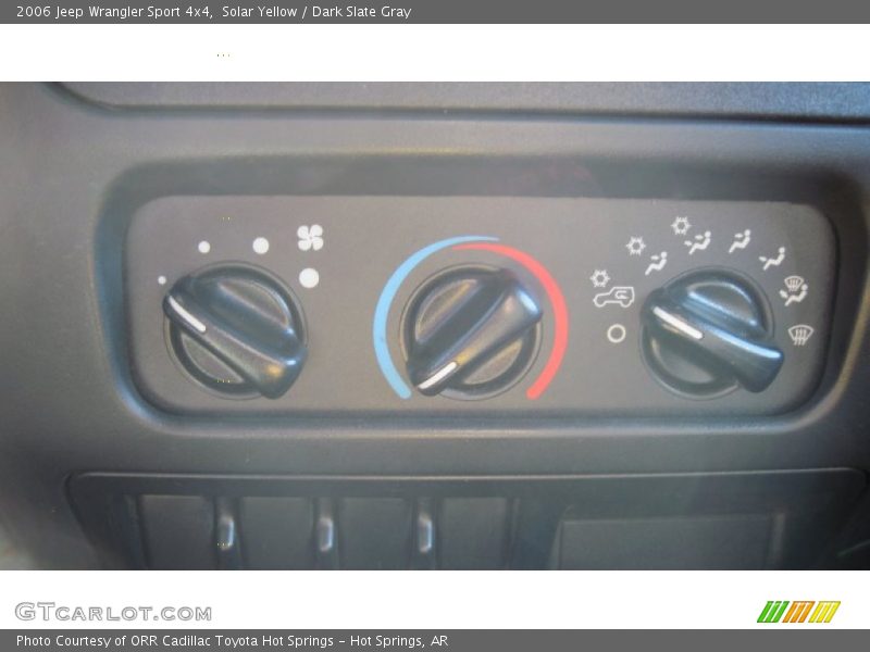 Solar Yellow / Dark Slate Gray 2006 Jeep Wrangler Sport 4x4