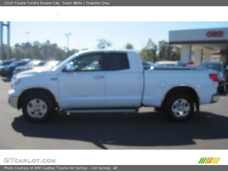 Super White / Graphite Gray 2010 Toyota Tundra Double Cab