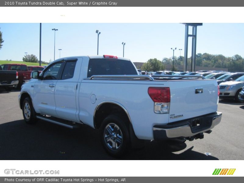 Super White / Graphite Gray 2010 Toyota Tundra Double Cab