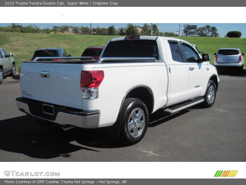 Super White / Graphite Gray 2010 Toyota Tundra Double Cab