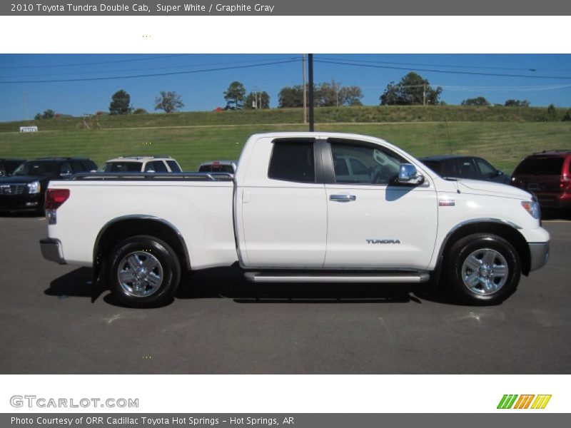 Super White / Graphite Gray 2010 Toyota Tundra Double Cab