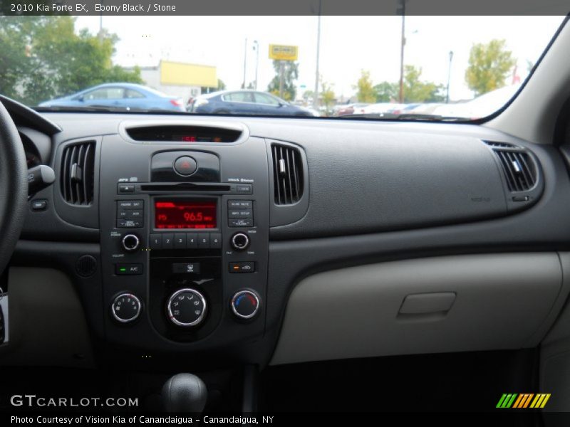 Ebony Black / Stone 2010 Kia Forte EX