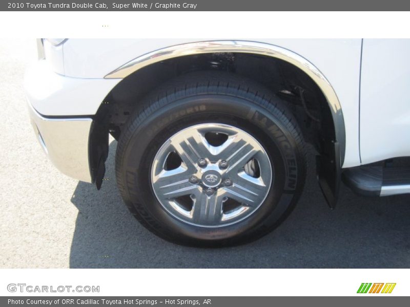 Super White / Graphite Gray 2010 Toyota Tundra Double Cab