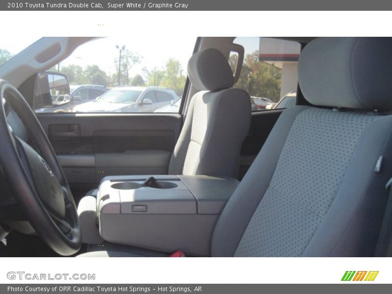 Super White / Graphite Gray 2010 Toyota Tundra Double Cab