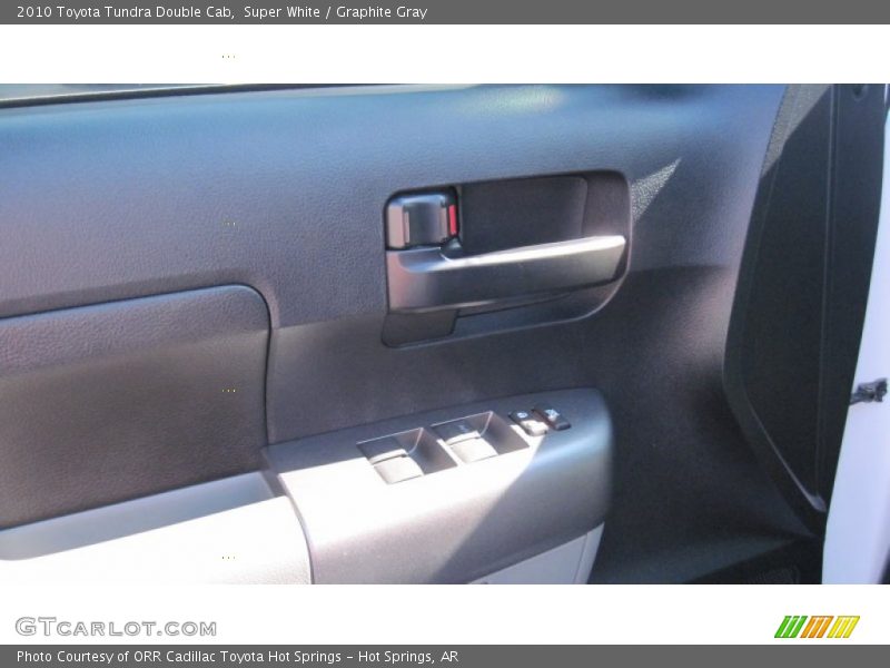 Super White / Graphite Gray 2010 Toyota Tundra Double Cab