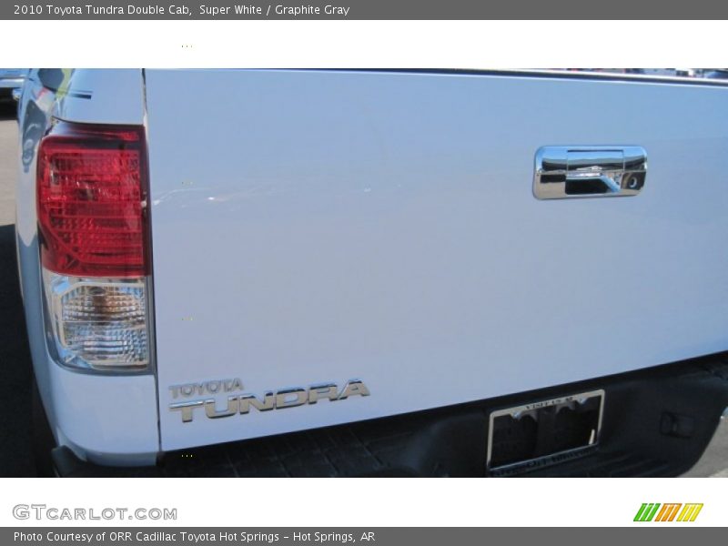 Super White / Graphite Gray 2010 Toyota Tundra Double Cab