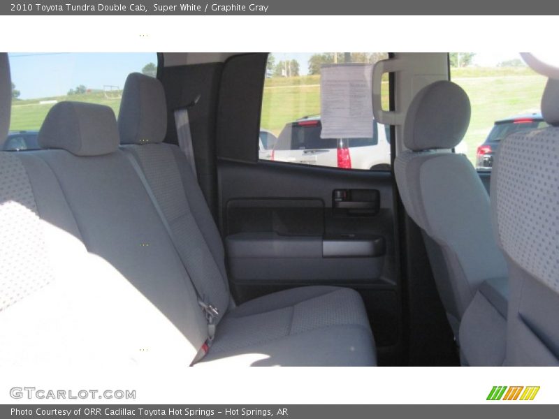 Super White / Graphite Gray 2010 Toyota Tundra Double Cab