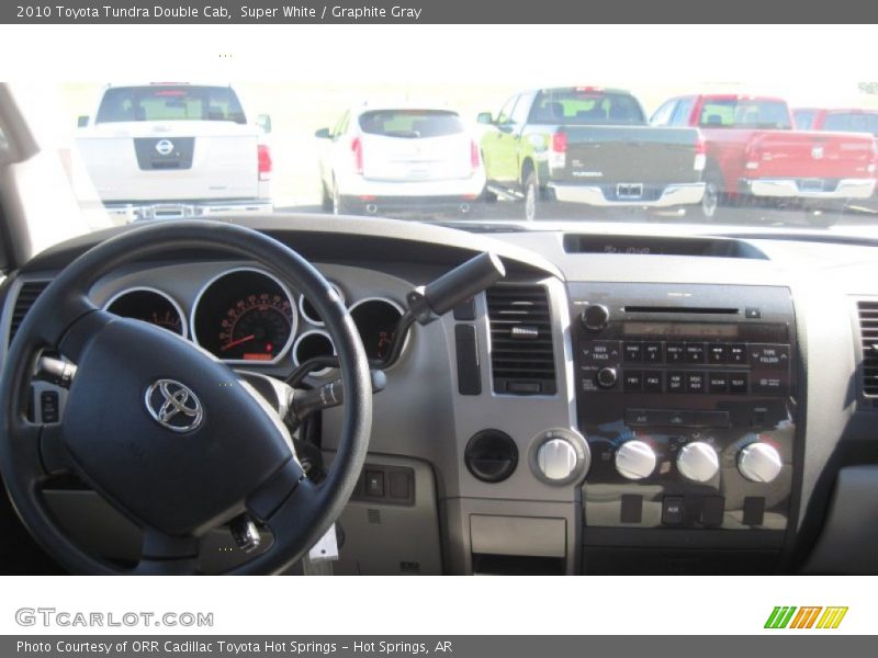 Super White / Graphite Gray 2010 Toyota Tundra Double Cab