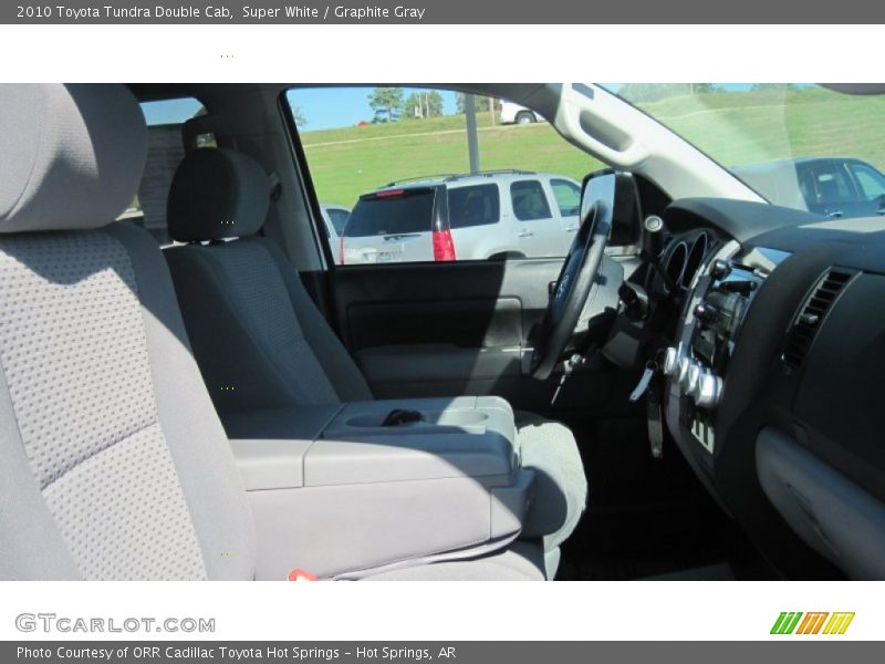 Super White / Graphite Gray 2010 Toyota Tundra Double Cab