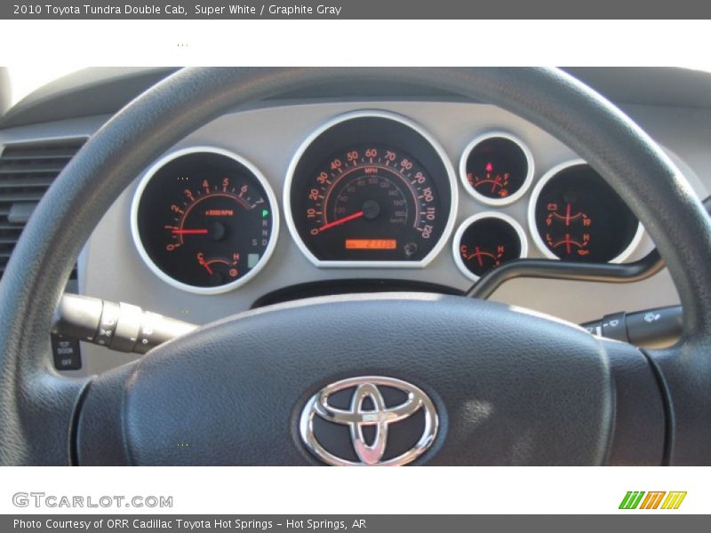 Super White / Graphite Gray 2010 Toyota Tundra Double Cab
