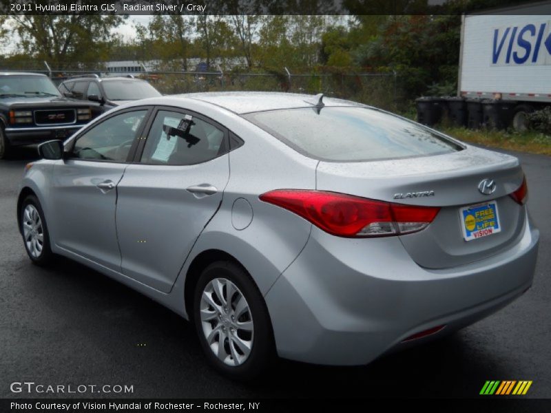 Radiant Silver / Gray 2011 Hyundai Elantra GLS