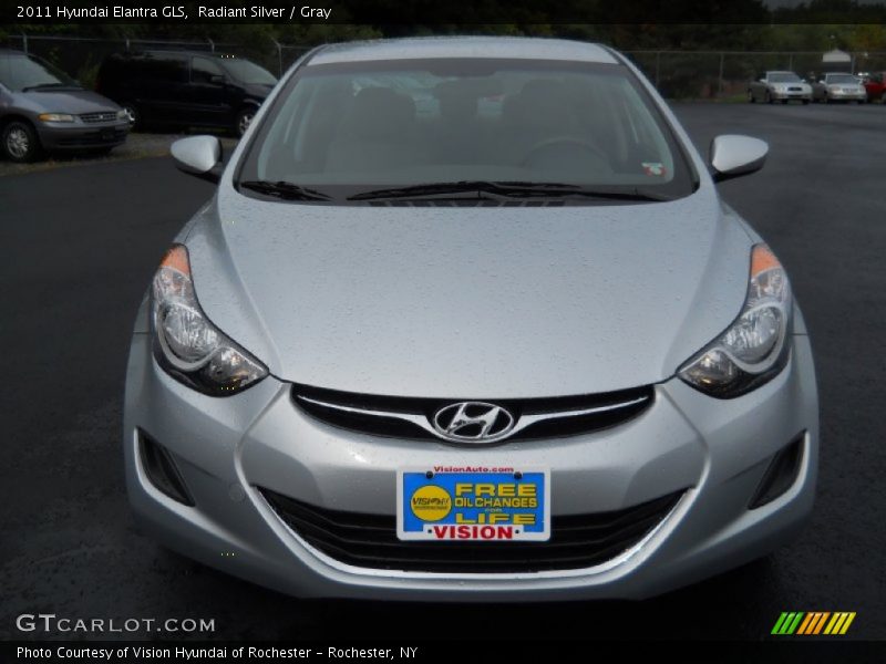 Radiant Silver / Gray 2011 Hyundai Elantra GLS