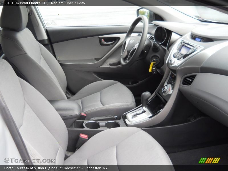 Radiant Silver / Gray 2011 Hyundai Elantra GLS