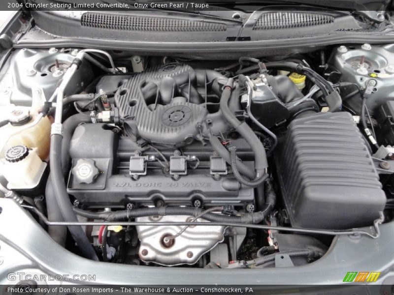 Onyx Green Pearl / Taupe 2004 Chrysler Sebring Limited Convertible
