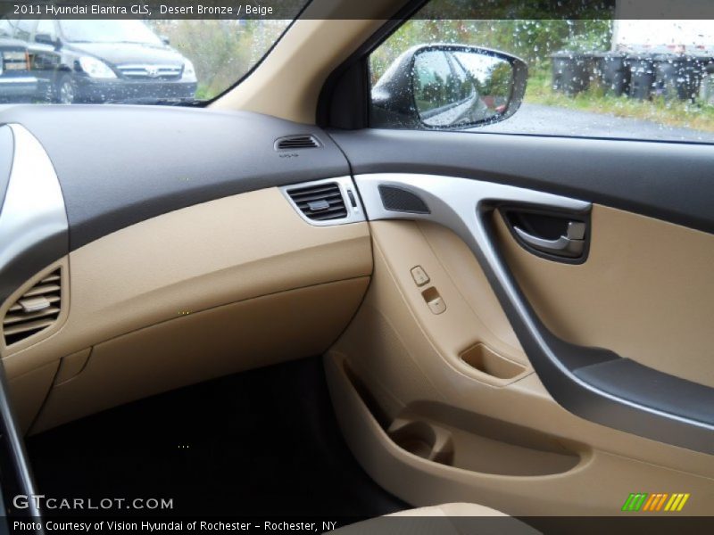 Desert Bronze / Beige 2011 Hyundai Elantra GLS