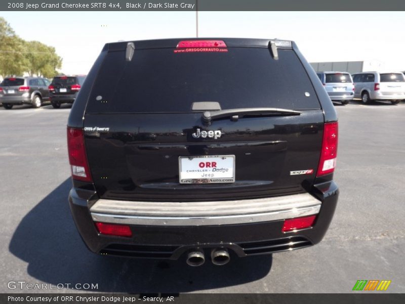 Black / Dark Slate Gray 2008 Jeep Grand Cherokee SRT8 4x4