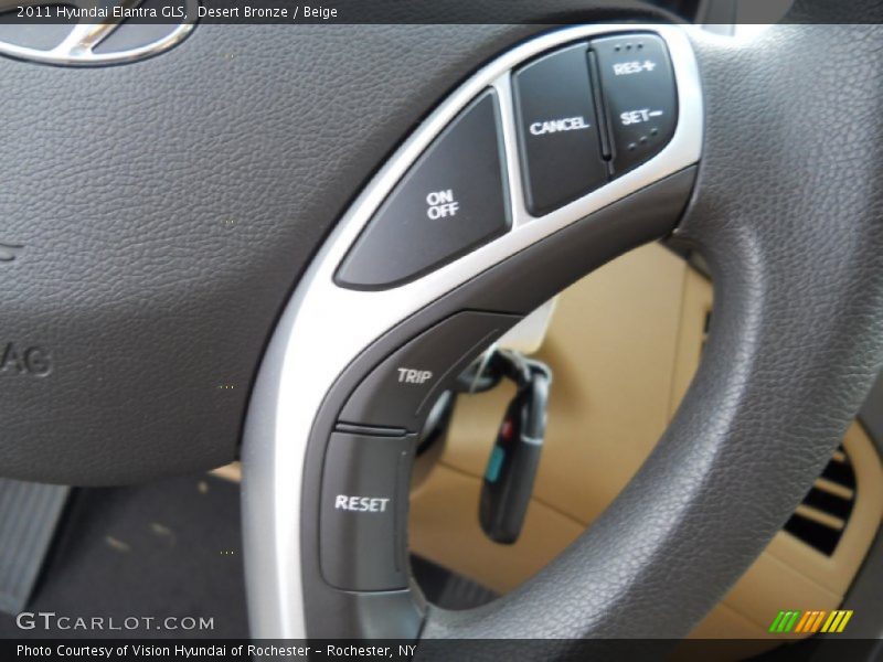 Desert Bronze / Beige 2011 Hyundai Elantra GLS