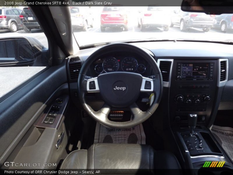Black / Dark Slate Gray 2008 Jeep Grand Cherokee SRT8 4x4