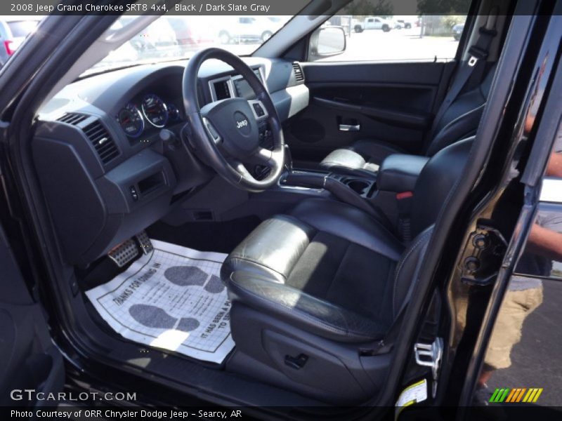 Black / Dark Slate Gray 2008 Jeep Grand Cherokee SRT8 4x4