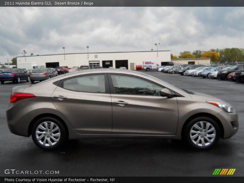 Desert Bronze / Beige 2011 Hyundai Elantra GLS